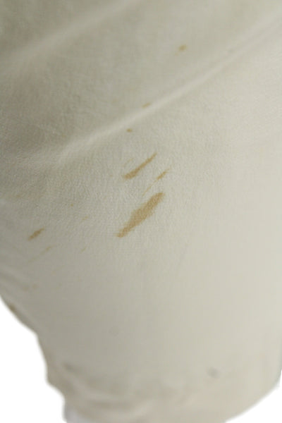 Parker Women Jogger Sweatpants Beige Drawstring Polyester Bohemian Size S