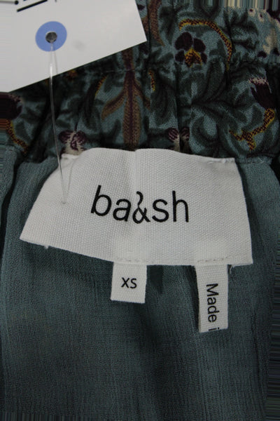 Ba&Sh Women Peasant Long Floral Cotton Polyester Skirt Size XS