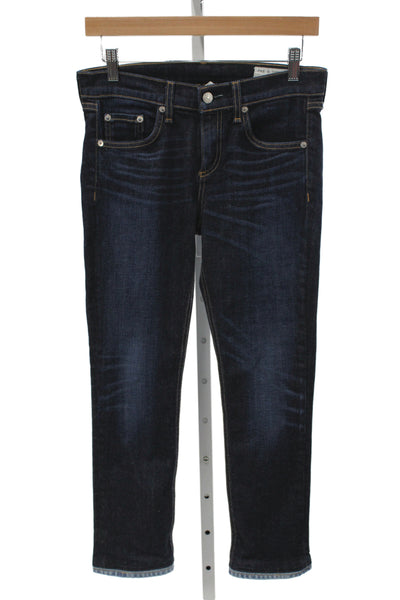 Rag & Bone Womens Dark Blue Skinny Ankle Jeans Size 26