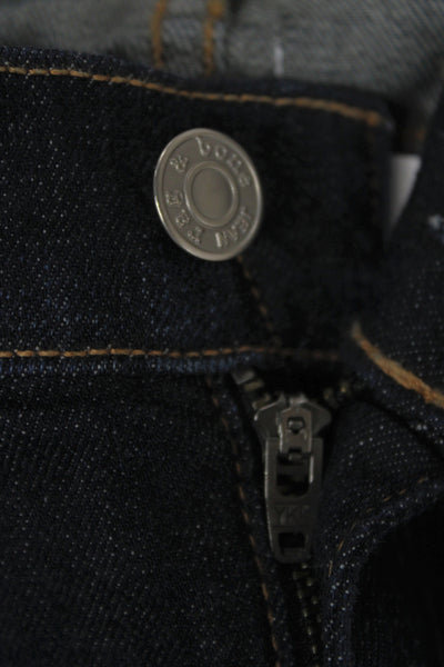 Rag & Bone Womens Dark Blue Skinny Ankle Jeans Size 26