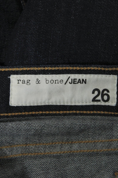 Rag & Bone Womens Dark Blue Skinny Ankle Jeans Size 26