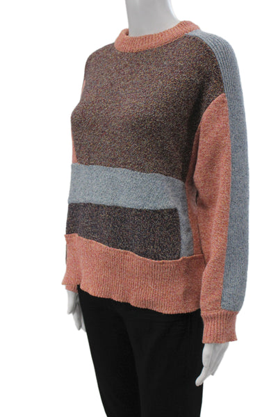 Cedric Charlier Unisex Brown Geometric Pullover Sweater Size 4