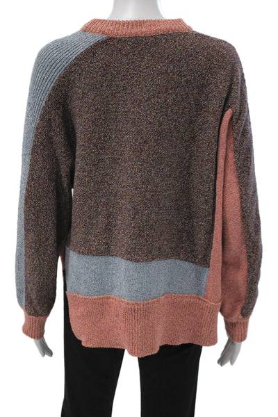 Cedric Charlier Unisex Brown Geometric Pullover Sweater Size 4