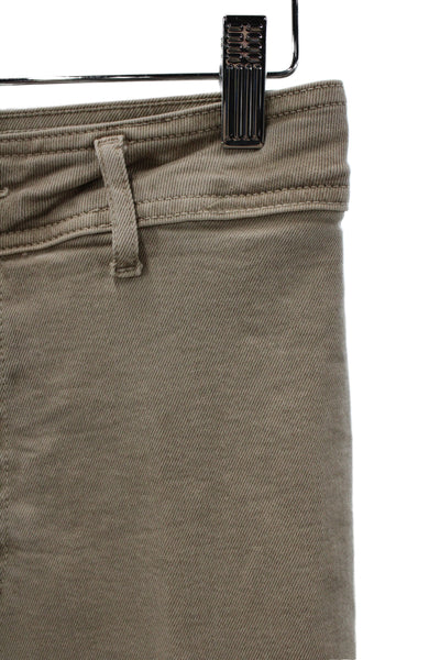 Zara Women Khaki Chino High Rise Pants Size 4