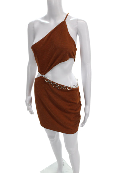 Lovers + Friends Women Bodycon Mini Dress Brown Size M
