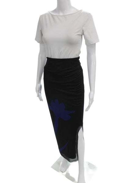 Superdown Womens Black Floral Maxi Pencil Skirt Size S