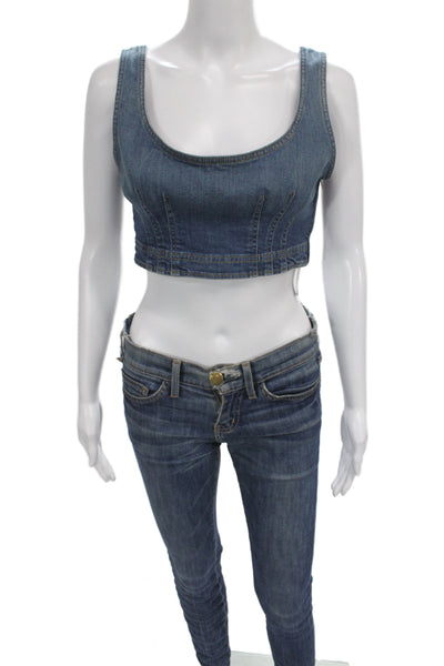 ALC Womens Skinny Blue Jeans Size 6