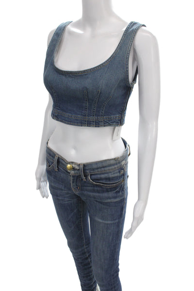ALC Womens Skinny Blue Jeans Size 6