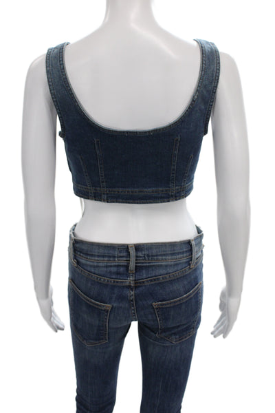 ALC Womens Skinny Blue Jeans Size 6