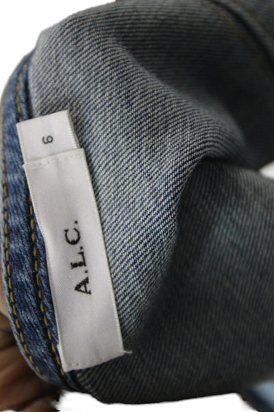 ALC Womens Skinny Blue Jeans Size 6