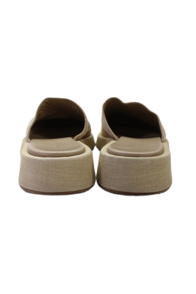 Gia/rhw Womens Suede Slip On Low Heels Mules Sandals Shoes Brown Size 9