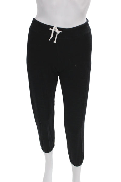 Monrow Womens Army Black Cargo Jogger Pants Drawstring Size M