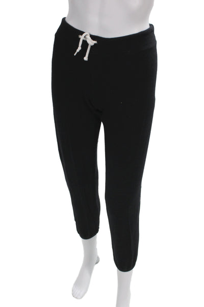 Monrow Womens Army Black Cargo Jogger Pants Drawstring Size M