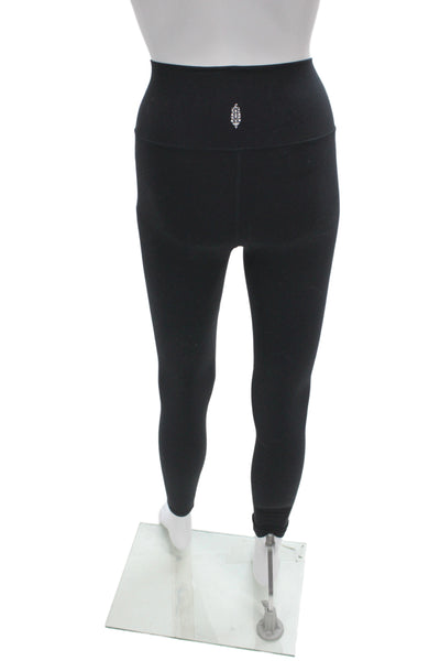 Intimately Free People Women Ankle Jeggings Black Size S