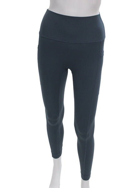 Set Womens Ankle Jeggings Dark Blue Solid Designer Size S
