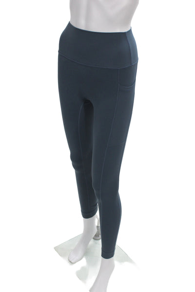 Set Womens Ankle Jeggings Dark Blue Solid Designer Size S