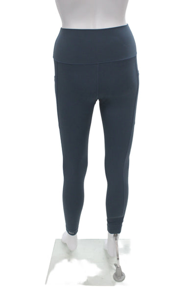 Set Womens Ankle Jeggings Dark Blue Solid Designer Size S