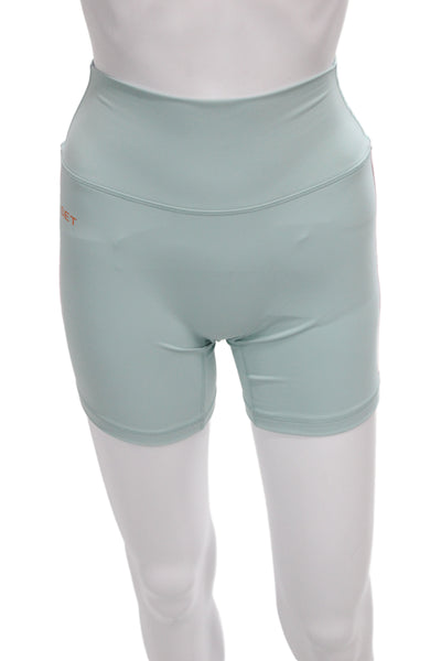 Set Unisex Biker Shorts Light Blue Nylon Spandex 90s Size S