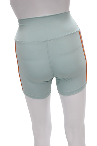 Set Unisex Biker Shorts Light Blue Nylon Spandex 90s Size S