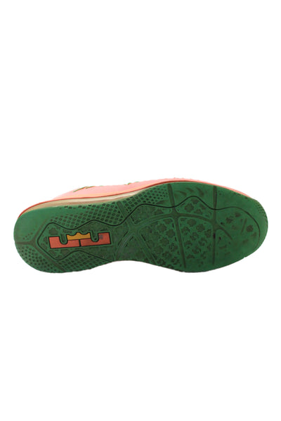 Nike Women's Lace Up Rubber Sole Athletic Sneakers Orange Sie 9