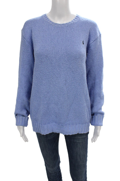 Polo Ralph Lauren Womens Light Blue Pullover Sweater Size M