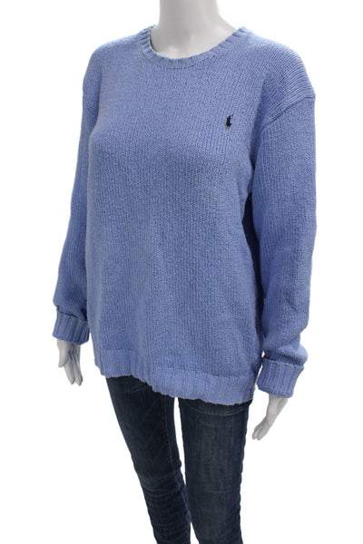 Polo Ralph Lauren Womens Light Blue Pullover Sweater Size M