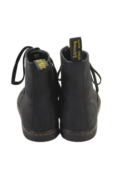 Dr. Martens Mens Leather Tobias Lace Up Ankle Combat Boots Black Size 7