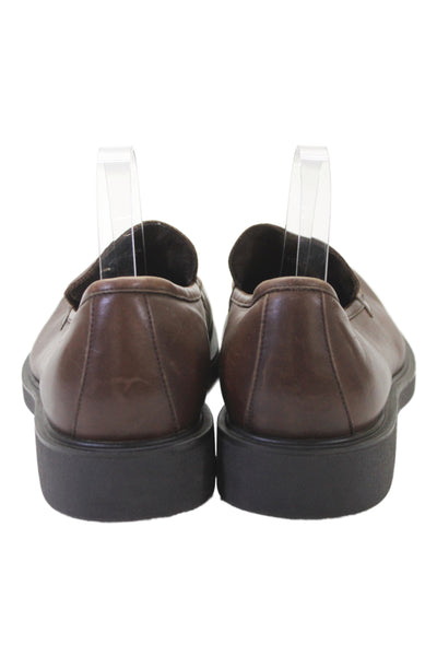 Banana Republic Mens Leather Slide On Phillip Loafers Brown Size 11.5 Medium