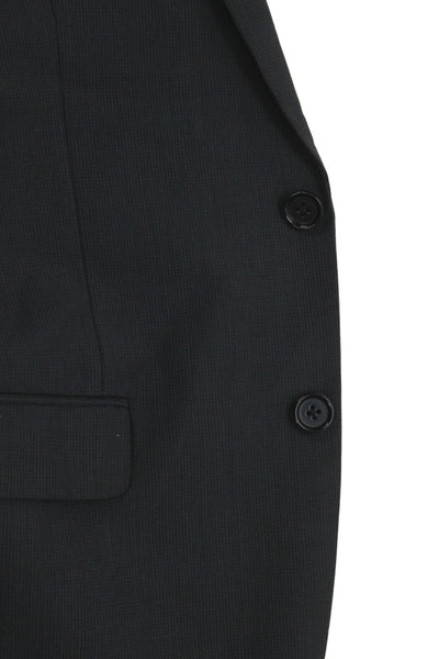 Tallia Mens 2 Piece Dark Gray 100% Wool Suit Jacket Size 40