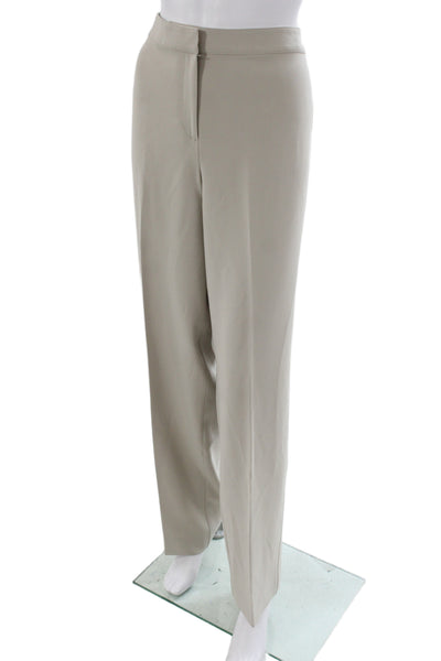 St. John Women Dress Pants Beige Hook Eye Size 12