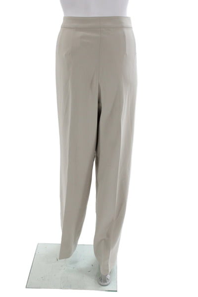 St. John Women Dress Pants Beige Hook Eye Size 12