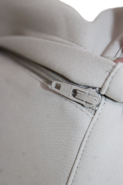 St. John Women Dress Pants Beige Hook Eye Size 12