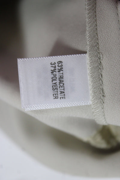 St. John Women Dress Pants Beige Hook Eye Size 12