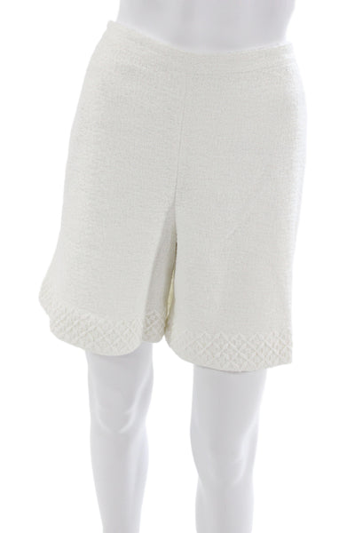 St. John Unisex White Classic Shorts Size 12