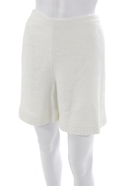 St. John Unisex White Classic Shorts Size 12