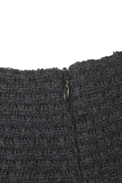 St. John Collection Women Sleeveless Tank Sweater Dress Black Size 10