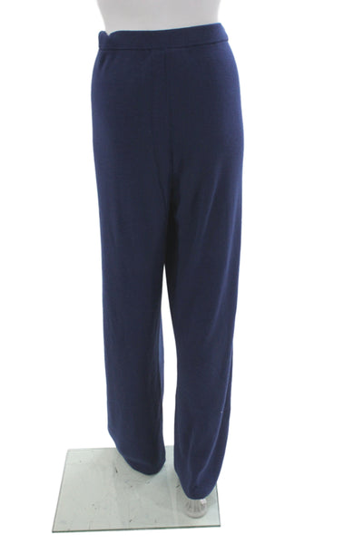 St. John Womens Dark Blue Sweatpants 60% Modal Inseam 30 Size L