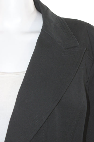 St. John Sport Womens Classic Black Blazer Long Sleeve Size XL