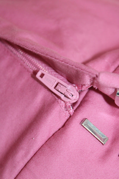 J Crew Unisex Pink Chino Shorts 98% Cotton 2% Elastane Size 4