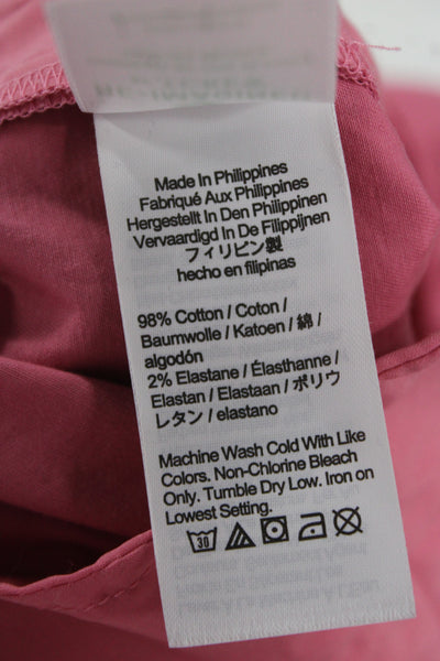 J Crew Unisex Pink Chino Shorts 98% Cotton 2% Elastane Size 4