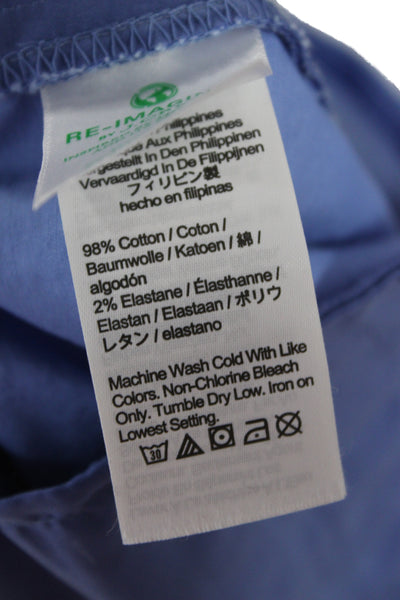 J Crew Unisex Chino Shorts Blue 98% Cotton 2% Elastane Size 6