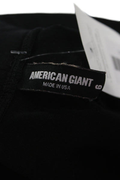 American Giant Womens Ankle Jeggings Black Size 6