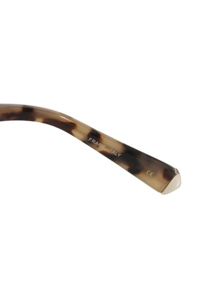 Kate Young For Tura Womens Brown Plastic Printed Cats Eye Sunglasses