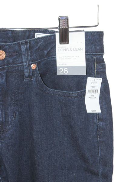 Gap Womens Bootcut Dark Blue Jeans Size 26