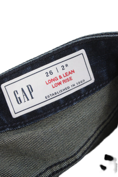 Gap Womens Bootcut Dark Blue Jeans Size 26