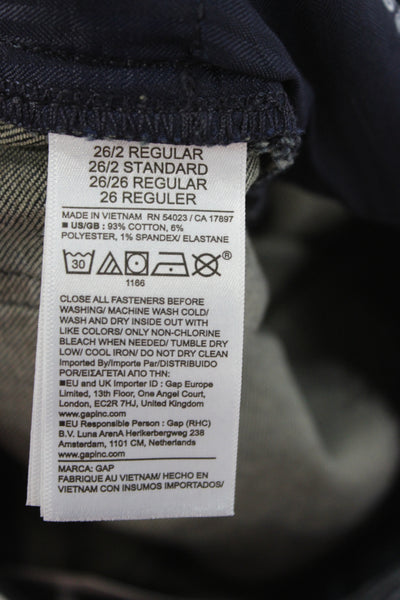 Gap Womens Bootcut Dark Blue Jeans Size 26