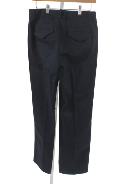 J Crew Unisex Chino Pants Dark Blue Hook Eye 29 Inseam Size 4