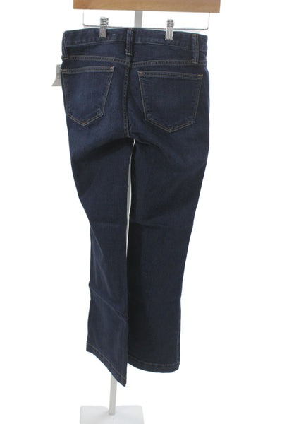 Gap Women Bootcut Jeans Dark Blue Low Rise 30 Inseam Size 27