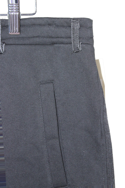 Roucha Mens Dress Jogger Pants Black Cotton Solid Size S