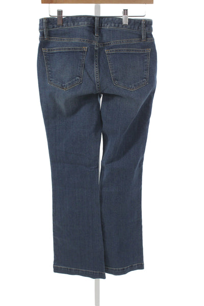 Gap Womens Dark Blue Straight Low Rise 90s Jeans Size 26